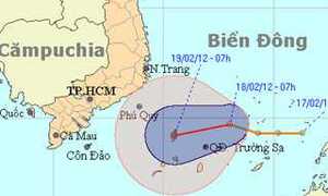 Sáng mai, bão trên biển Đông mạnh cấp 8