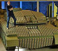 Kỳ thú xe tăng làm từ… hộp đựng trứng