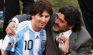 Maradona: Messi chưa giỏi nhất, tôi đây này!