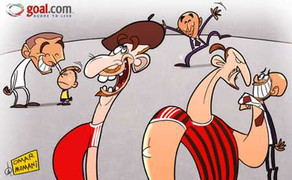 Ibra xách cổ Guardiola, Mourinho xoa đầu APOEL