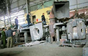 Lãnh đạo Hà Nội chỉ đạo xử lý vụ nổ lò phôi thép