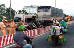 Tai nạn thảm khốc ở TP.HCM: Do tài xế ngủ gục