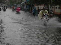 Chùm ảnh: Mưa trái mùa, miền Tây ngập trong nước