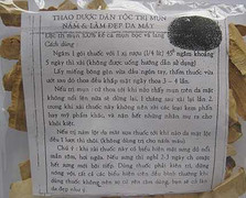 Dùng rễ cây trị mụn: Mặt sưng như ong đốt