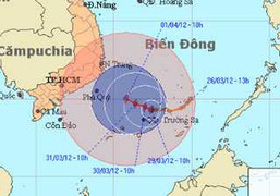 Bão số 1 còn cách Ninh Thuận hơn 400 km