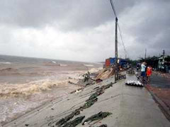 Hôm nay, bão số 1 thành vùng áp thấp ở Campuchia