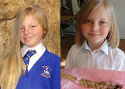 Nữ sinh cạo đầu quyên tóc cho bệnh nhi ung thư