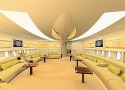 Ảnh: Nội thất phi cơ riêng 'siêu khủng' nhất thế giới