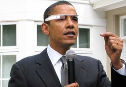 Tổng thống Obama đeo kính nối mạng Google?