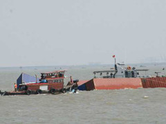 Tàu Trường Hải Star bị chìm tại Vũng Tàu