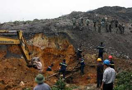 Tiến hành xác định rõ trách nhiệm vụ sạt lở mỏ than