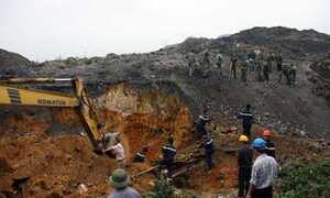 Sạt lở mỏ than: Tìm thấy 1 trong 5 nạn nhân mất tích