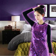 Trang trí nhà đẹp với sắc tím 