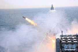 Ảnh: Nga - Trung tập trận, bắn đạn thật