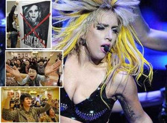 'Dị nữ' Lady Gaga khốn đốn vì bị dân Hàn phản đối