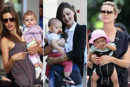 Khi các siêu mẫu hàng đầu thế giới làm mẹ