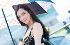 Mỹ nhân Hàn 'thiêu đốt' đường đua