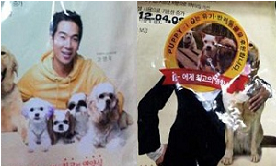 Ảnh quảng cáo của Go Young Wook bị bôi nhọ