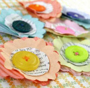 Giấy và cúc - trang trí nhà siêu độc