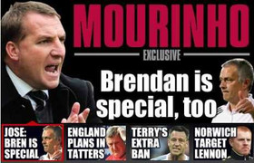 Mourinho: Brendan Rogers là người đặc biệt