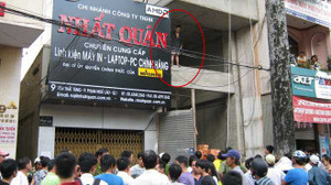 Giải cứu nam thanh niên Việt kiều nhảy lầu tự vẫn