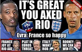 Evra cười trên nỗi đau Rio Ferdinand