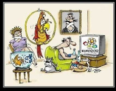 Euro 24h: Việt Nam dự triển lãm tranh biếm họa Euro