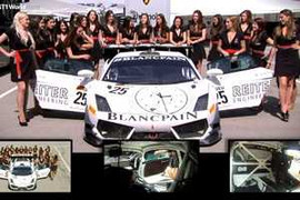 Siêu xe đua Lamborghini chứa được bao nhiêu chân dài?