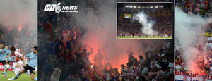 Phớt lờ UEFA, CĐV Croatia tiếp tục