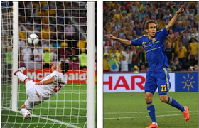 Trọng tài 'cướp trắng' bàn thắng vàng của Ukraine