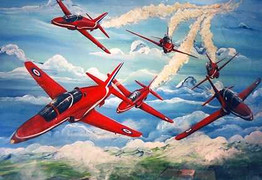 Ảnh: Tuyệt chiêu nhào lộn của Không quân Hoàng gia Anh