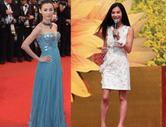 Gầy thê thảm, Trương Bá Chi nhờ trang phục 'cải thiện'