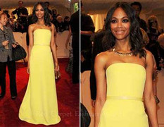 Đẹp ngây ngất thời trang thảm đỏ của Zoe Saldana