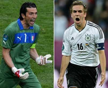 1h45 29/6, Đức-Italia: Hận thù phải trả