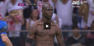 Super Mario lần thứ hai xé lưới tuyển Đức