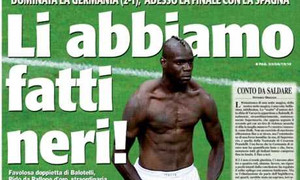 Làm người hùng, Balotelli vẫn bị báo thân Juve chế giễu