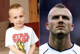 Cắt tóc giống David Beckham:HS 4 tuổi bị cấm đến trường