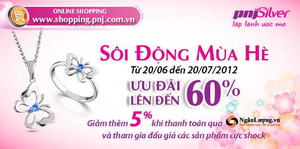 Nhận ưu đãi lên tới 60% trên PNJ và Chodientu.vn