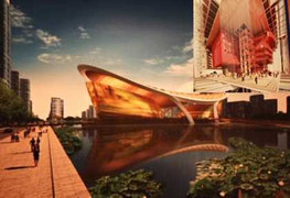 Nhà hát Thăng Long lấy nguồn cảm hứng từ cánh buồm đỏ