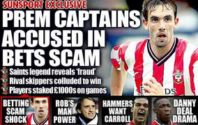 Tiết lộ dường dây cá độ chấn động Ngoại hạng Anh