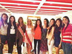 Hình ảnh đầu tiên của Hoàng My tại Hoa hậu Thế giới