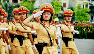 Đang phát sóng trực tiếp lễ tôn vinh cảnh sát nhân dân