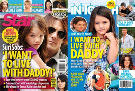 Katie nghiêm khắc, Suri Cruise muốn sống với bố