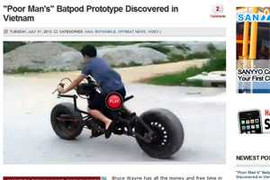 Báo nước ngoài cũng choáng với xe Batman chế ở Việt Nam
