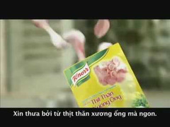 Quảng cáo trên truyền hình của hạt nêm từ thịt Knorr