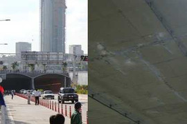 Nứt, thấm hầm vượt sông Sài Gòn có đáng lo ngại?