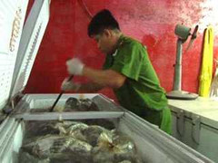 3 tấn nội tạng được tẩy trắng bằng hóa chất đem bán