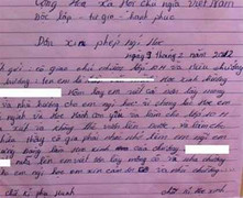 Cười, khóc khi đọc lá đơn xin nghỉ học của HS lớp 10