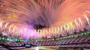 Màn pháo hoa tuyệt đẹp tại Lễ Bế mạc Olympic 2012