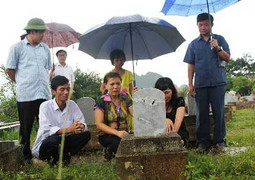 Mạng Việt Nam tìm kiếm thành công mộ hai liệt sỹ